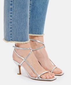 JEANNE VOULAND Sandales Sublim Double Cuir Texturé Argenté 20 JEANNE VOULAND Sandales Sublim Double Cuir Texturé Argenté -Golden Goose-boutique jvoul look20220419 282