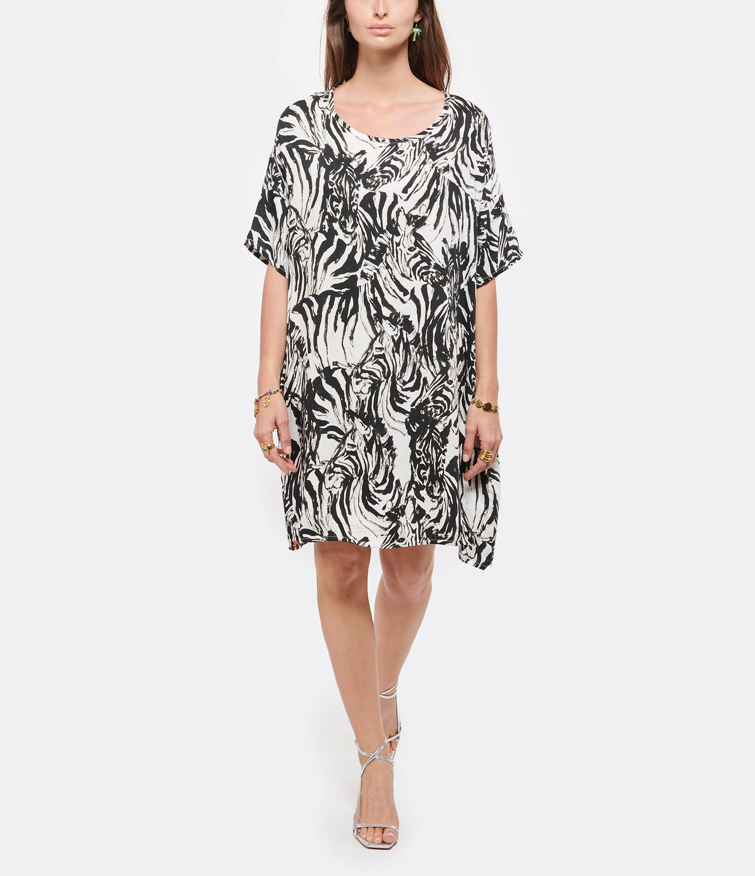 JEANNE VOULAND Sandales Sublim Double Cuir Texturé Argenté 13 JEANNE VOULAND Sandales Sublim Double Cuir Texturé Argenté – Image 11