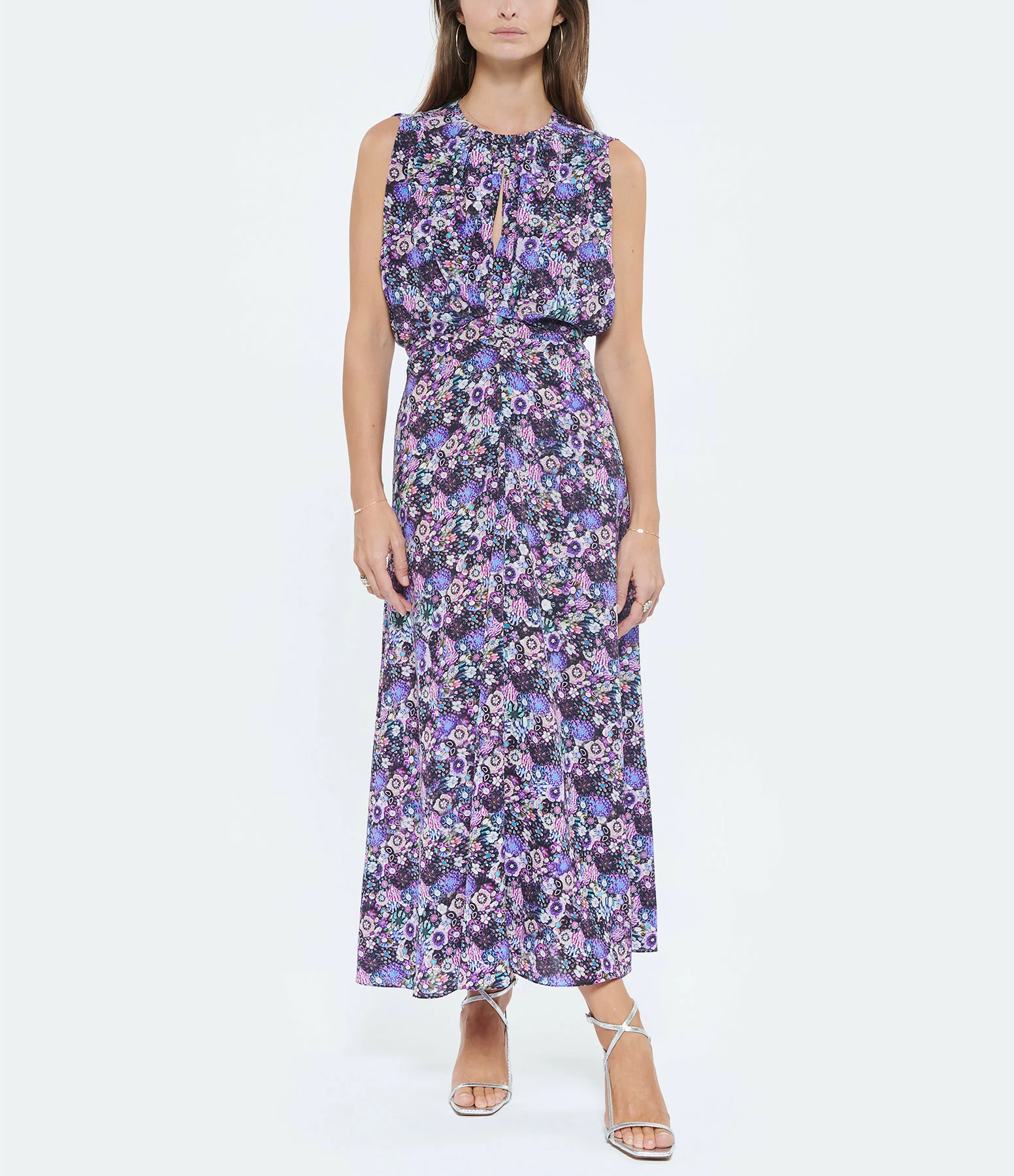 JEANNE VOULAND Sandales Sublim Double Cuir Texturé Argenté 14 JEANNE VOULAND Sandales Sublim Double Cuir Texturé Argenté – Image 12