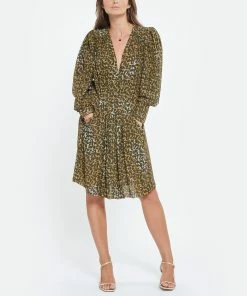 JEANNE VOULAND Sandales Sublim Double Cuir Texturé Doré -Golden Goose-boutique jvoul look20220801 150 1