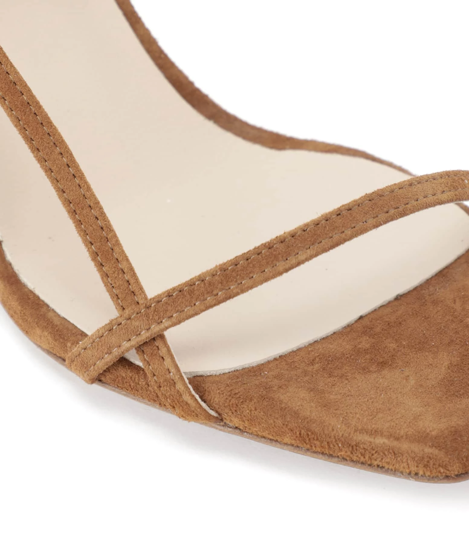 JEANNE VOULAND Sandales Sublim Nœud Cuir Suédé Camel 6 JEANNE VOULAND Sandales Sublim Nœud Cuir Suédé Camel – Image 4