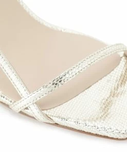 JEANNE VOULAND Sandales Sublim Double Cuir Texturé Doré -Golden Goose-boutique jvoul33487 pck20210602 4