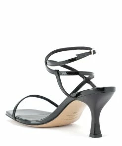 JEANNE VOULAND Sandales Sublim Double Cuir Verni Noir -Golden Goose-boutique jvoul33488 pck20210602 3 2