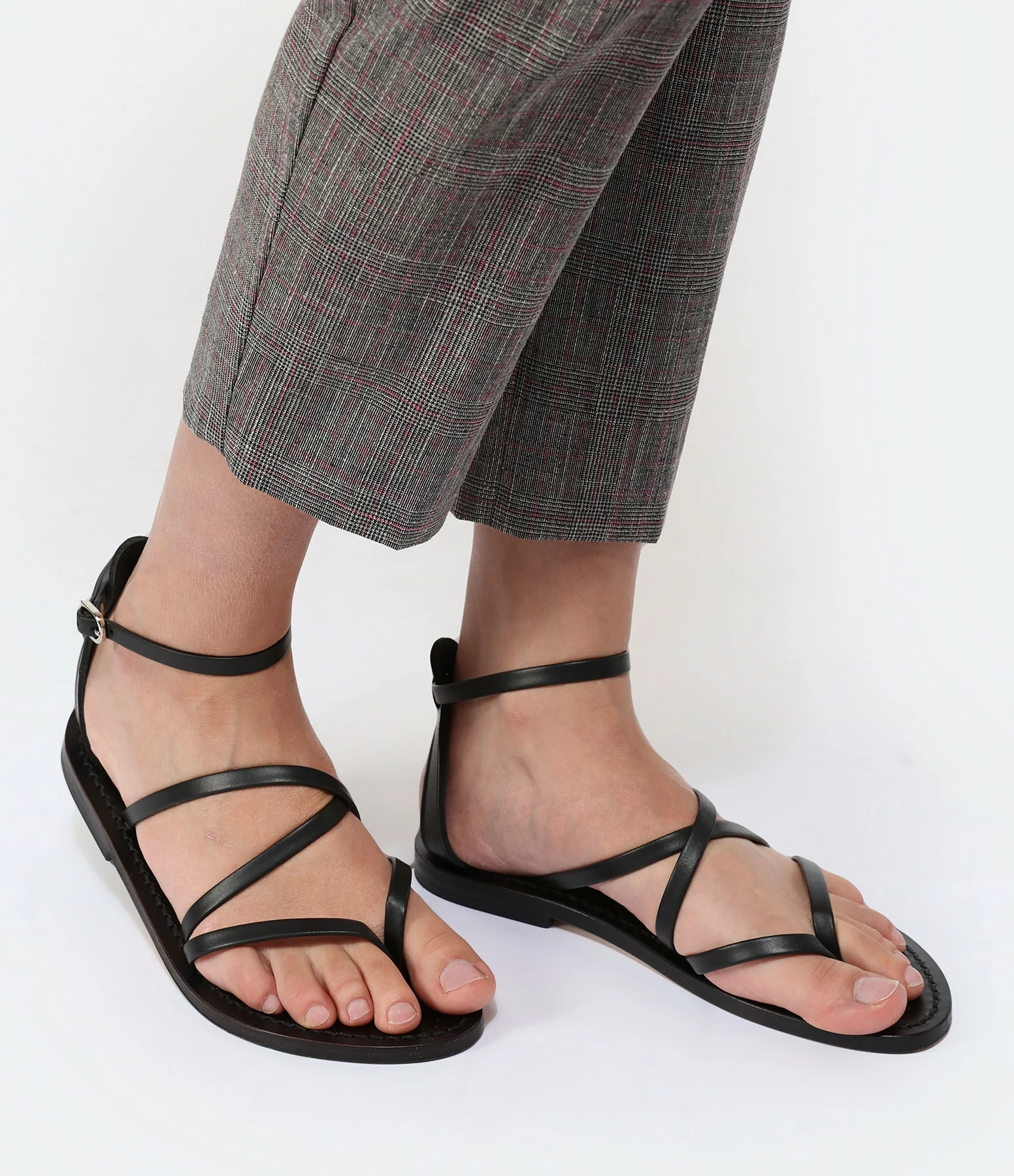 K.jacques Sandales Epicure Ébène Cuir Calidis Noir 6 K.jacques Sandales Epicure Ébène Cuir Calidis Noir – Image 4