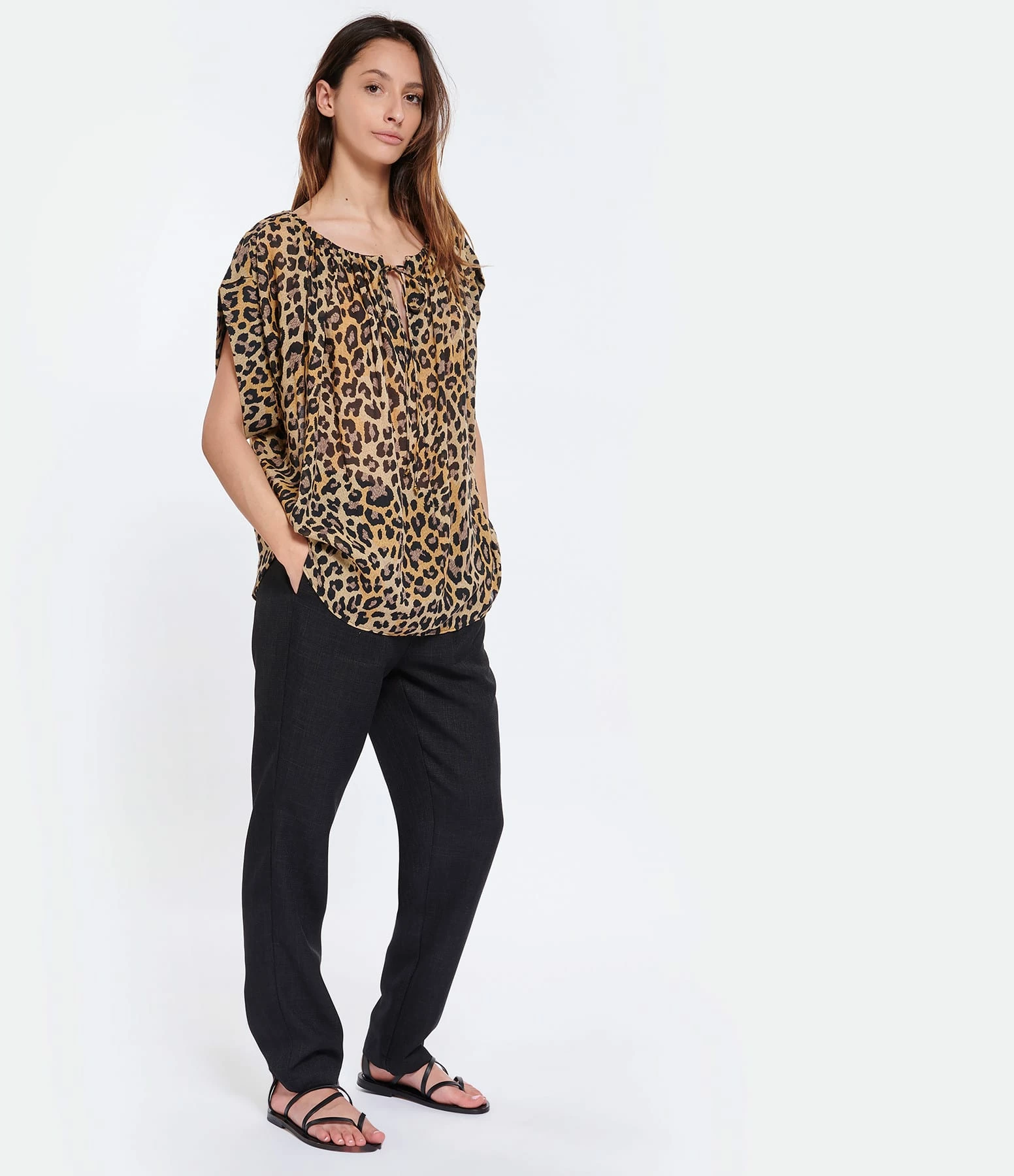 K.jacques Sandales Epicure Ébène Cuir Calidis Noir 9 K.jacques Sandales Epicure Ébène Cuir Calidis Noir – Image 7