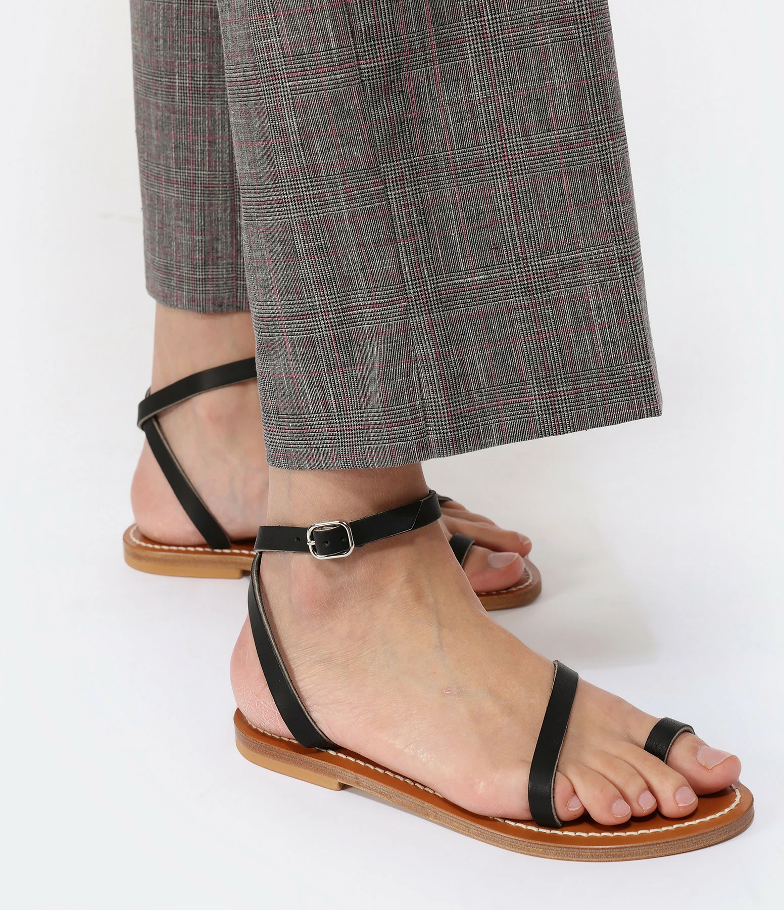 K.jacques Sandales Loki Cuir Pul Noir 6 K.jacques Sandales Loki Cuir Pul Noir – Image 4