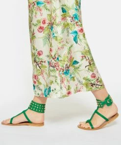 K.jacques Sandales Forban Cuir Pul Vert Pyramides Doré 12 K.jacques Sandales Forban Cuir Pul Vert Pyramides Doré -Golden Goose-boutique kja0j look20230118 106