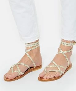 K.jacques Sandales Zenobie Cuir Batura Platine -Golden Goose-boutique kja0j look20230118 228