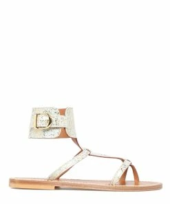 K.jacques Sandales Caravelle Cuir Batura Platine