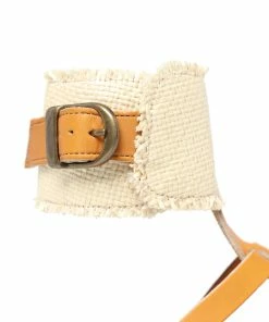 K.jacques Sandales Caravelle Cuir Pul Naturel Raffia -Golden Goose-boutique kja0j51947 pck20230118 3