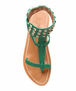 K.jacques Sandales Forban Cuir Pul Vert Pyramides Doré 9 K.jacques Sandales Forban Cuir Pul Vert Pyramides Doré -Golden Goose-boutique kja0j51953 pck20230126 2