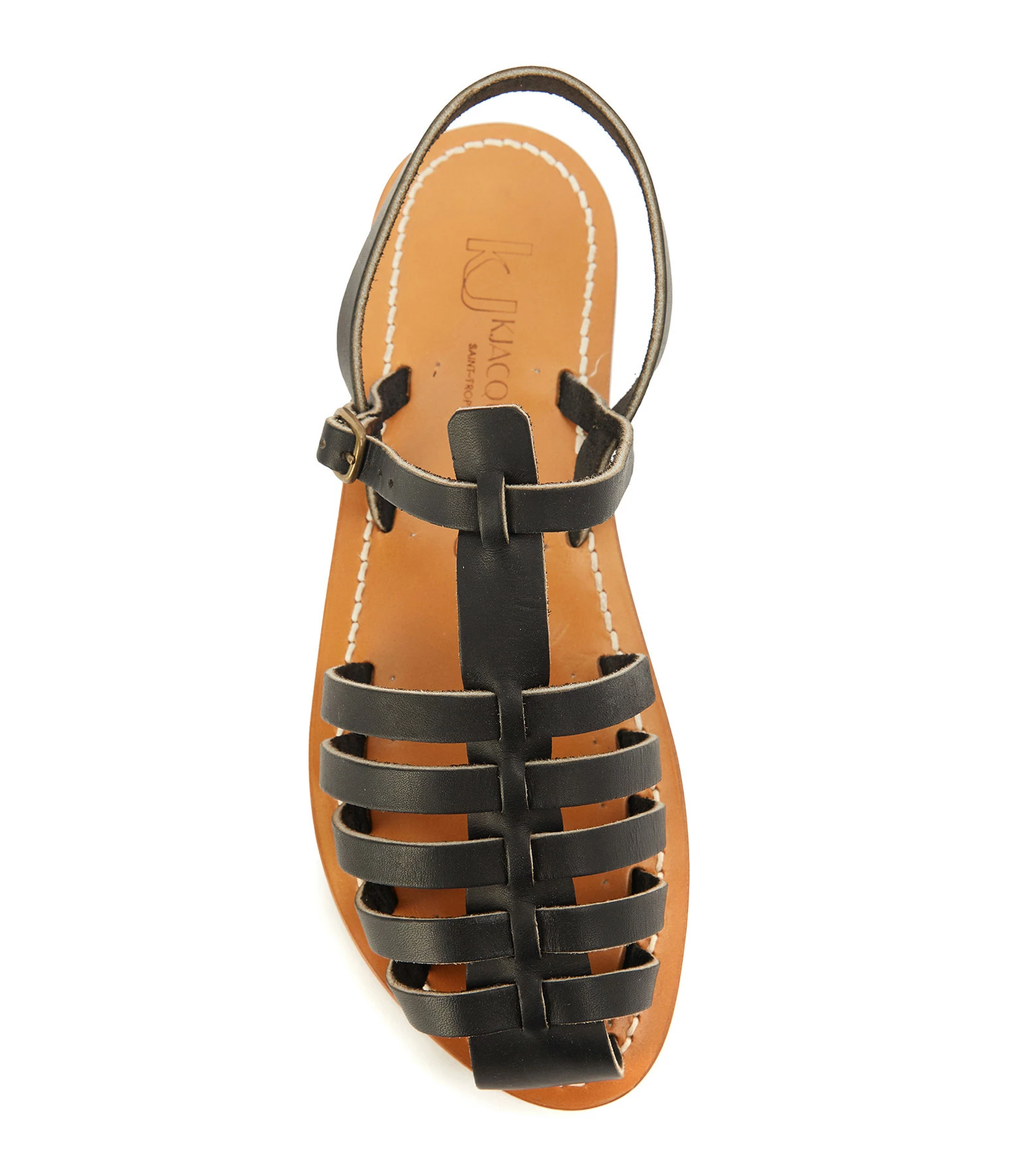 K.jacques Sandales Adrien Cuir Pul Noir 4 K.jacques Sandales Adrien Cuir Pul Noir – Image 2