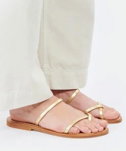 K.jacques Sandales Aramis Cuir Lame Platine -Golden Goose-boutique kjaar look20220202 332