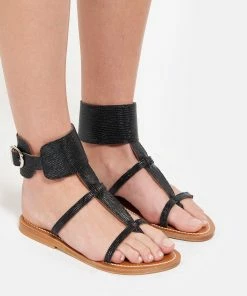 K.jacques Sandales Caravelle Cuir Tejus Noir 13 K.jacques Sandales Caravelle Cuir Tejus Noir -Golden Goose-boutique kjaca look20200131 531