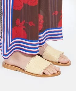 K.jacques Mules Capri Raphia Naturel -Golden Goose-boutique kjaca look20210330 14