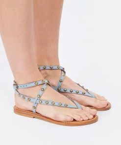 K.jacques Sandales DeltaPyr Nubuck Jeans Bronze -Golden Goose-boutique kjade look20220128 248