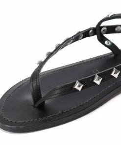 K.jacques Sandales Deltapyr Ebene Cuir Pul Noir Pyramides Argenté 17 K.jacques Sandales Deltapyr Ebene Cuir Pul Noir Pyramides Argenté -Golden Goose-boutique kjade158544 pck20190115 4 1