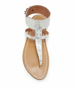 K.jacques Sandales Diego Cuir Motang Platine -Golden Goose-boutique kjadi31137 pck20210114 2