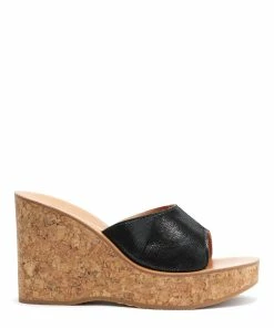 K.jacques Mules Douglas Cuir Tejus Noir