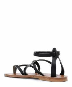 K.jacques Sandales Epicure Cuir Pul Noir Bronze -Golden Goose-boutique kjaej106852 pck20171220 4 1