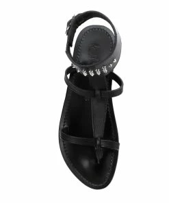 K.jacques Sandales Clipper Cuir Ebène Pul Noir -Golden Goose-boutique kjaej126814 pck20171220 1 1