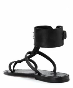 K.jacques Sandales Clipper Cuir Ebène Pul Noir -Golden Goose-boutique kjaej126814 pck20171220 6 1