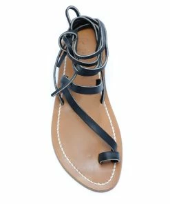 K.jacques Sandales Ellada Cuir Pul Noir -Golden Goose-boutique kjael31140 pck20210118 2