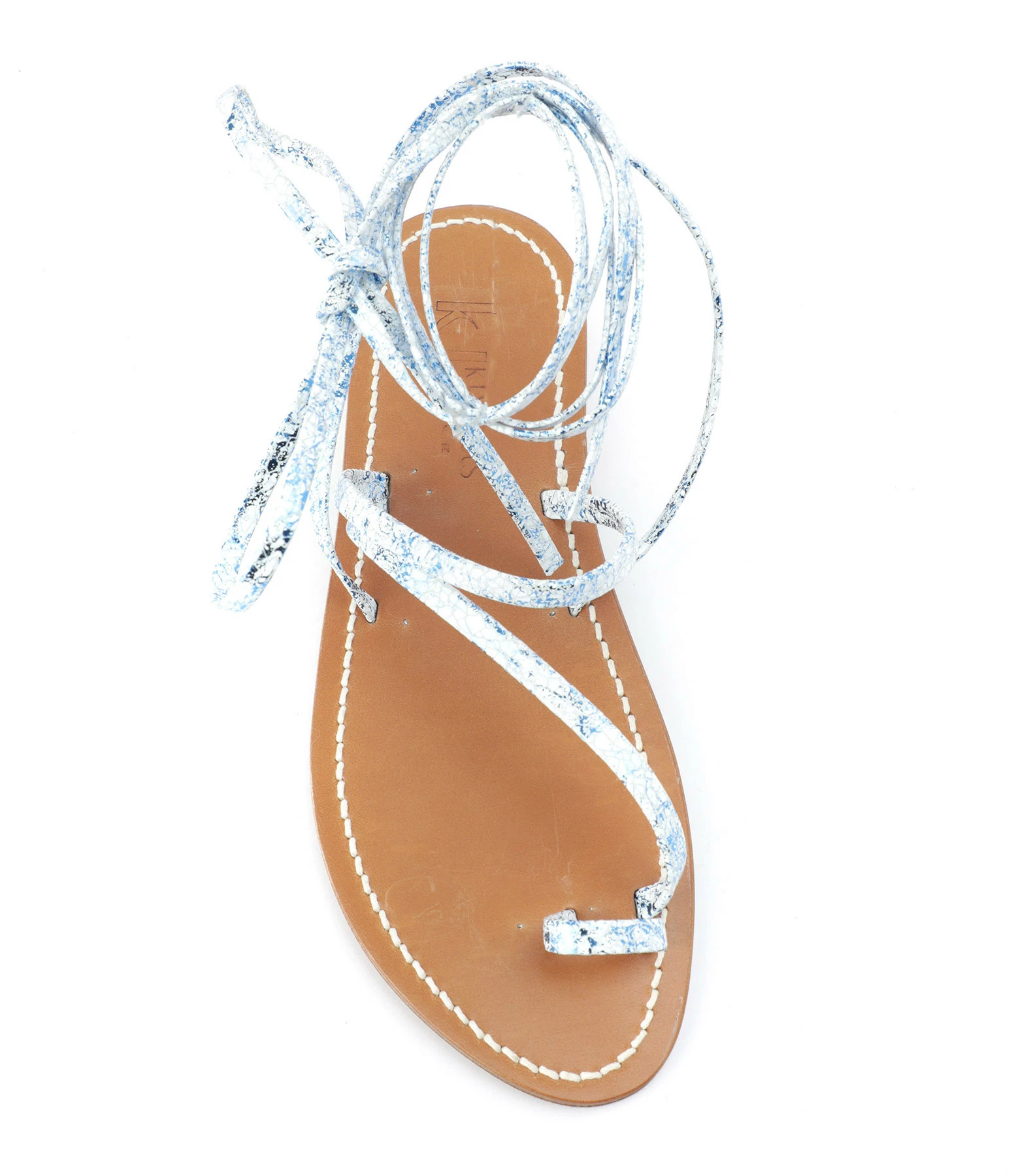 K.jacques Sandales Ellada Cuir Motang Bleu 4 K.jacques Sandales Ellada Cuir Motang Bleu – Image 2