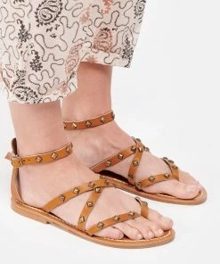 K.jacques Sandales EpicurePyr Cuir Pul Naturel Bronze -Golden Goose-boutique kjaep look20210202 109