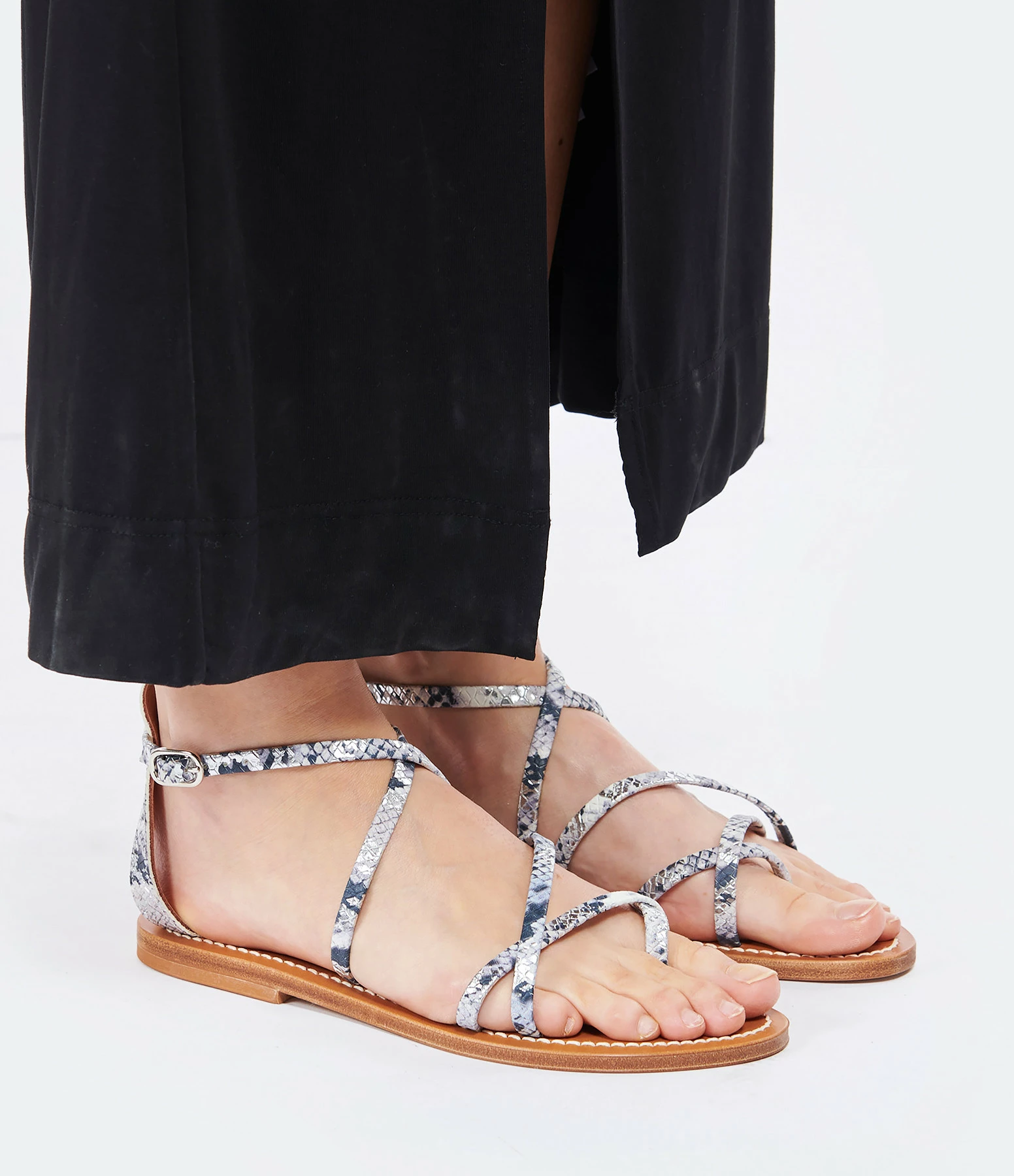 K.jacques Sandales Irina Cuir Hawai Blanc 6 K.jacques Sandales Irina Cuir Hawai Blanc – Image 4