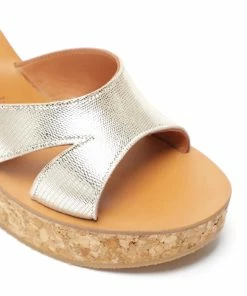 K.jacques Mules Kyoto Cuir Disco Platine -Golden Goose-boutique kjaky31144 pck20210114 4