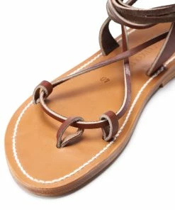 K.jacques Sandales Lucile Cuir Pul Marron -Golden Goose-boutique kjalu158568 pck20190115 4