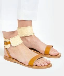 K.jacques Sandales Saratoga Raphia Pul Naturel -Golden Goose-boutique kjasa look20210330 218