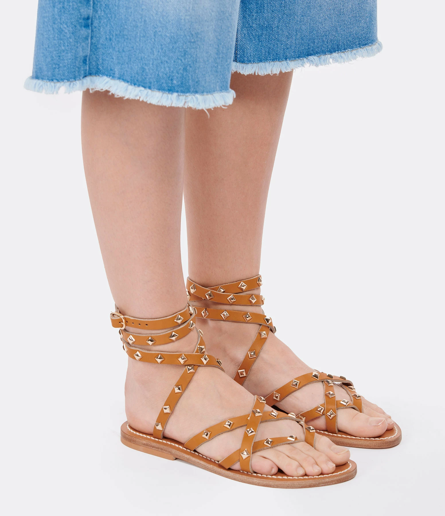 K.jacques Sandales ZenobiePyr Cuir Pul Naturel Or 6 K.jacques Sandales ZenobiePyr Cuir Pul Naturel Or – Image 4