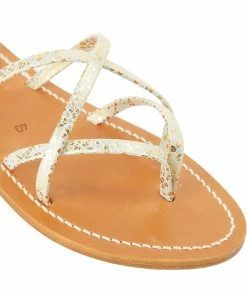 K.jacques Sandales Zenobie Cuir Batura Platine -Golden Goose-boutique kjaze41505 pck20220125 4 1