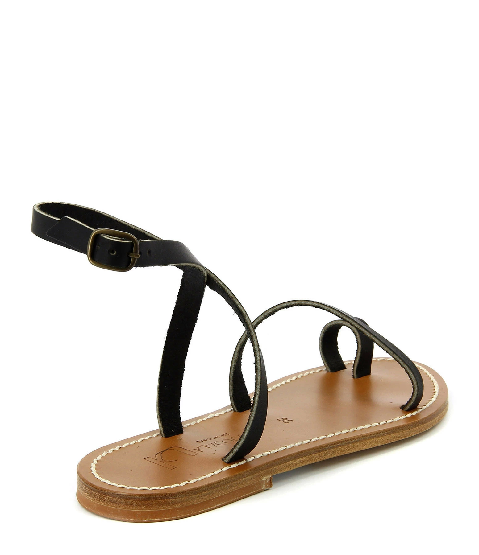 K.jacques Sandales Loki Cuir Pul Noir 5 K.jacques Sandales Loki Cuir Pul Noir – Image 3