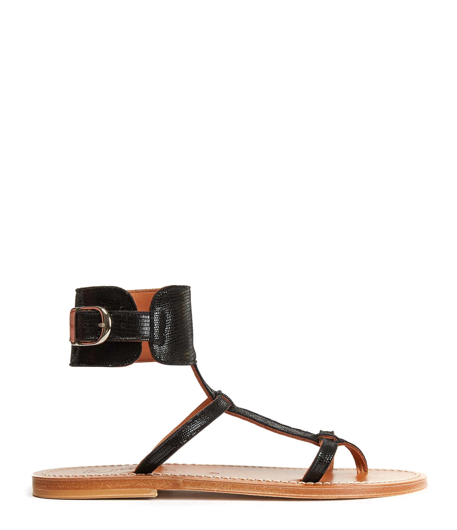 K.jacques Sandales Caravelle Cuir Tejus Noir 3 K.jacques Sandales Caravelle Cuir Tejus Noir