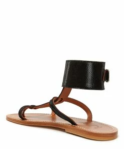 K.jacques Sandales Caravelle Cuir Tejus Noir 11 K.jacques Sandales Caravelle Cuir Tejus Noir -Golden Goose-boutique lulli 02995 5222222568549