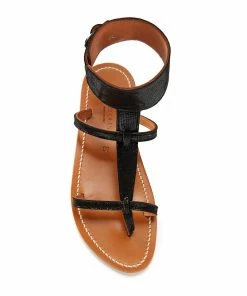 K.jacques Sandales Caravelle Cuir Tejus Noir 10 K.jacques Sandales Caravelle Cuir Tejus Noir -Golden Goose-boutique lulli 02996 5222222568549