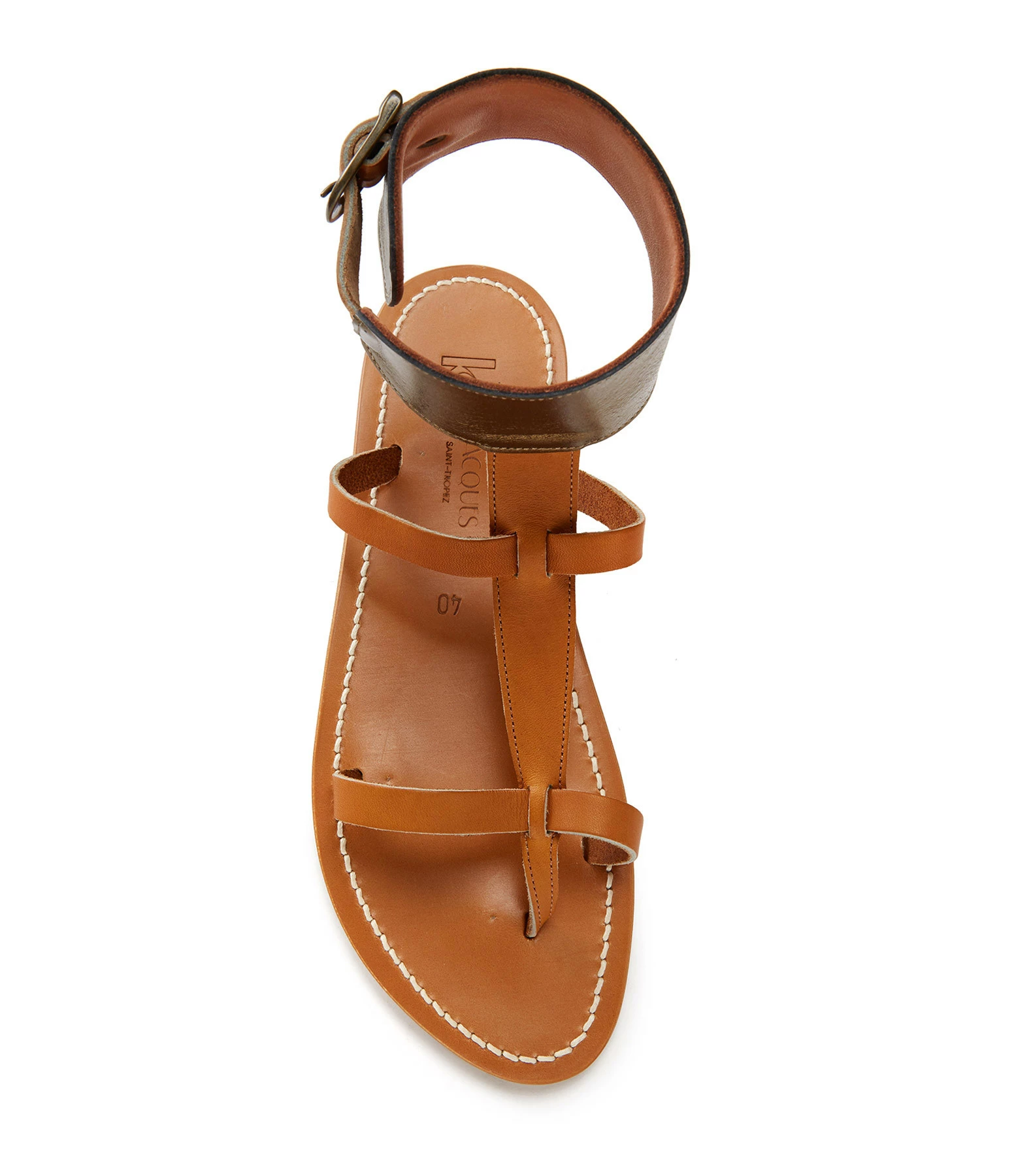 K.jacques Sandales Caravelle Cuir Pul Naturel Lamé Bronze 4 K.jacques Sandales Caravelle Cuir Pul Naturel Lamé Bronze – Image 2