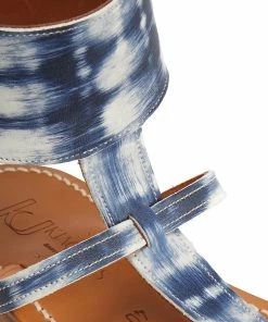 K.jacques Sandales Caravelle Cuir Arat Tie & Dye Bleu -Golden Goose-boutique lulli 03024 5222222568945