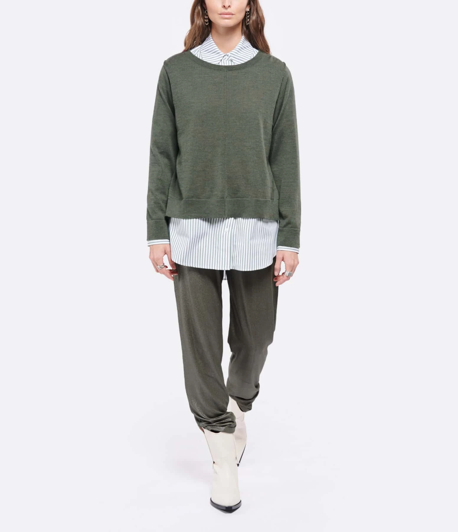 Bottines Justine Cuir Écru, Collaboration Made In Tomboy X Sartore 12 Bottines Justine Cuir Écru, Collaboration Made In Tomboy X Sartore – Image 10