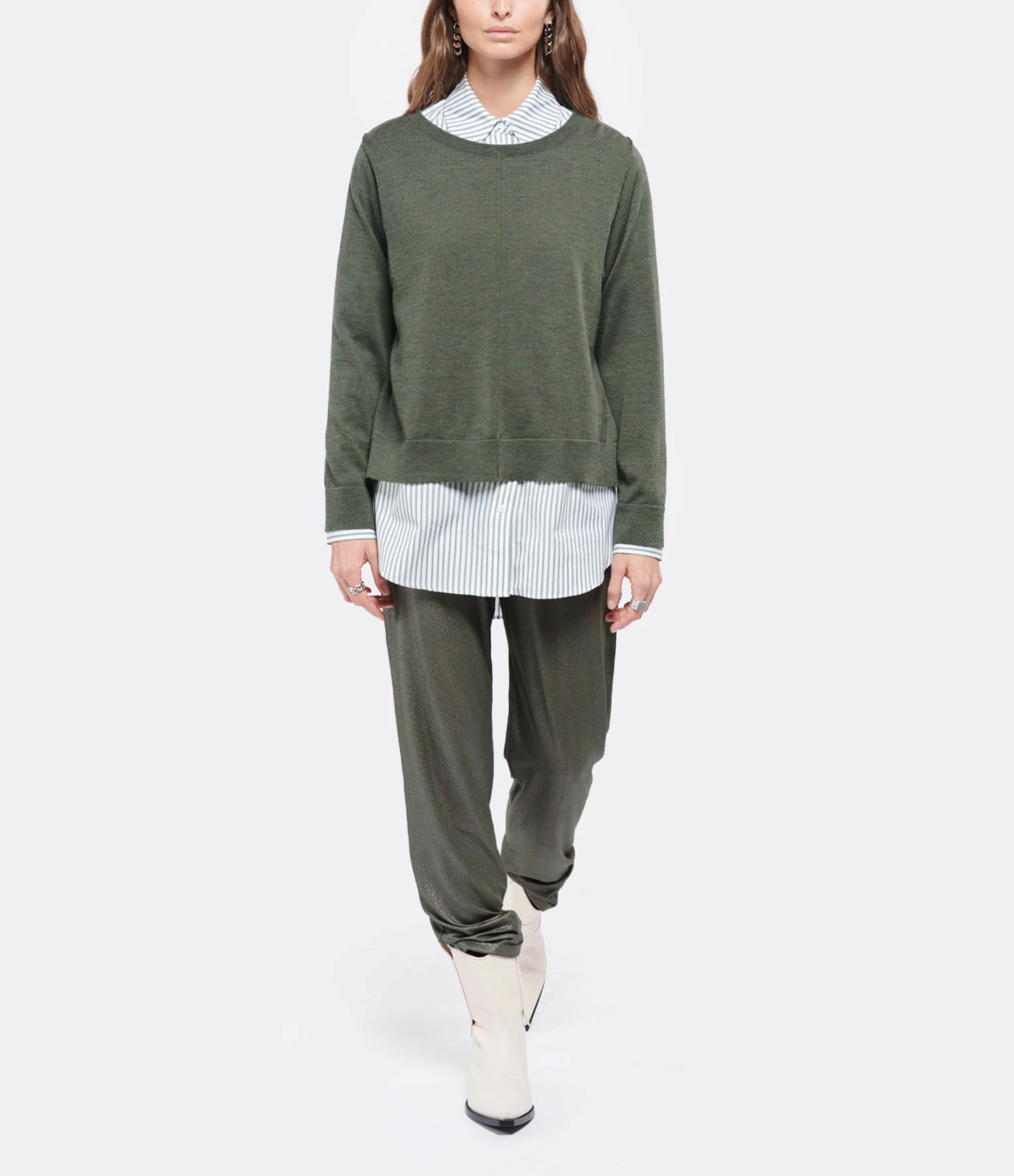 Bottines Justine Cuir Écru, Collaboration Made In Tomboy X Sartore 12 Bottines Justine Cuir Écru, Collaboration Made In Tomboy X Sartore – Image 10