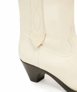 Bottines Justine Cuir Écru, Collaboration Made In Tomboy X Sartore 16 Bottines Justine Cuir Écru, Collaboration Made In Tomboy X Sartore -Golden Goose-boutique madei36616 pck20210928 3 1