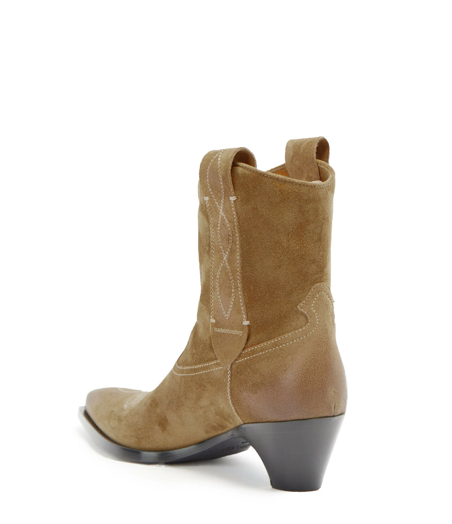 Bottines Justine Cuir Camel, Collaboration Made In Tomboy X Sartore 4 Bottines Justine Cuir Camel, Collaboration Made In Tomboy X Sartore – Image 3
