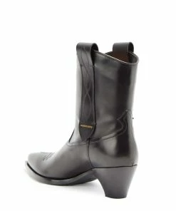Bottines Justine Cuir Noir, Collaboration Made In Tomboy X Sartore -Golden Goose-boutique madei36618 pck20210916 3 1