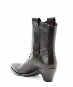 Bottines Justine Cuir Noir, Collaboration Made In Tomboy X Sartore -Golden Goose-boutique madei36618 pck20210916 3