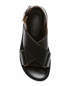 Marni Sandales Cuir Noir -Golden Goose-boutique marni52888 pck20230227 2