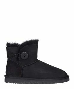 Ugg Boots Mini Bailey Button Noir