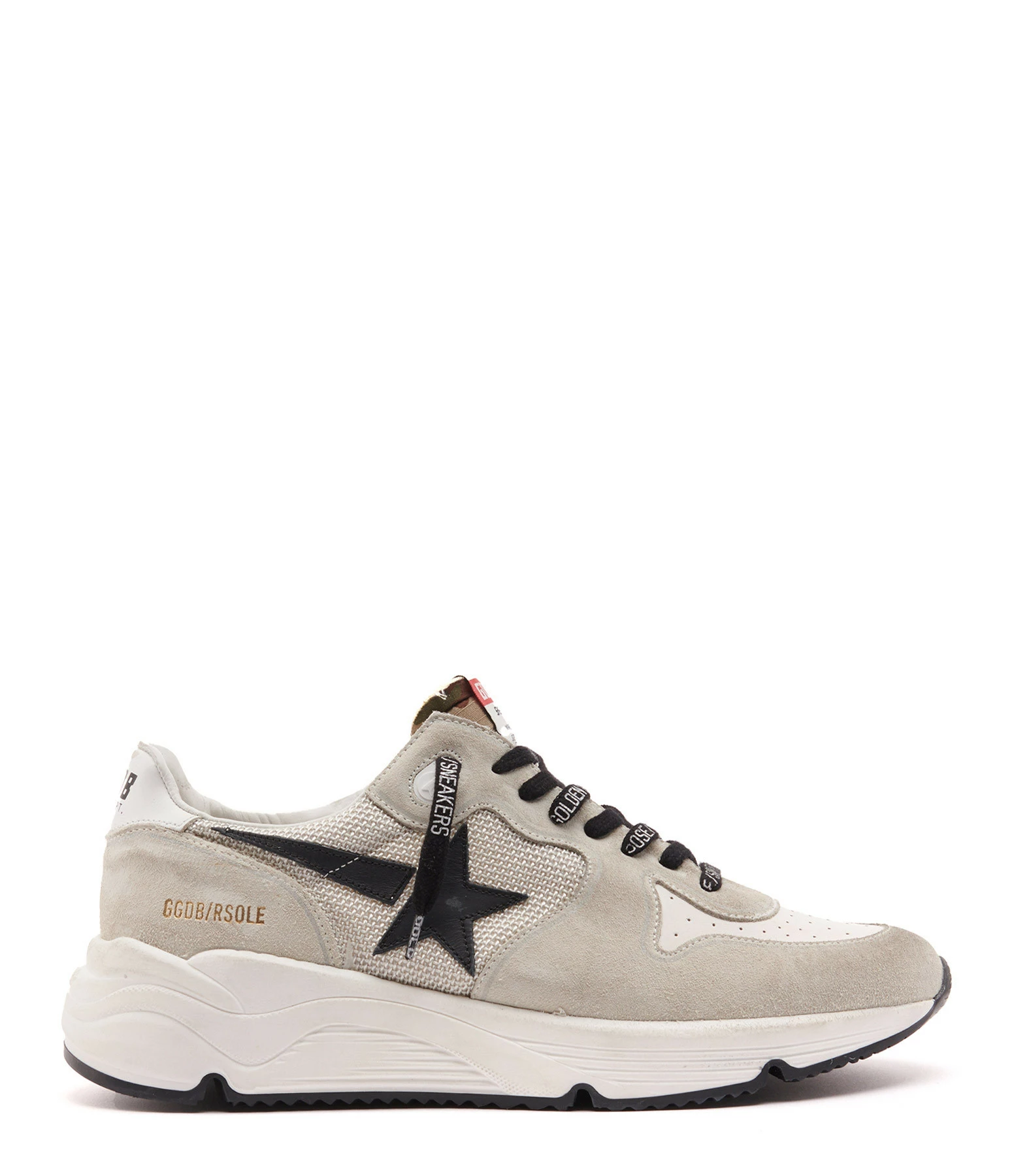 Golden Goose Baskets Homme Running Sole Gris Blanc 3 Golden Goose Baskets Homme Running Sole Gris Blanc